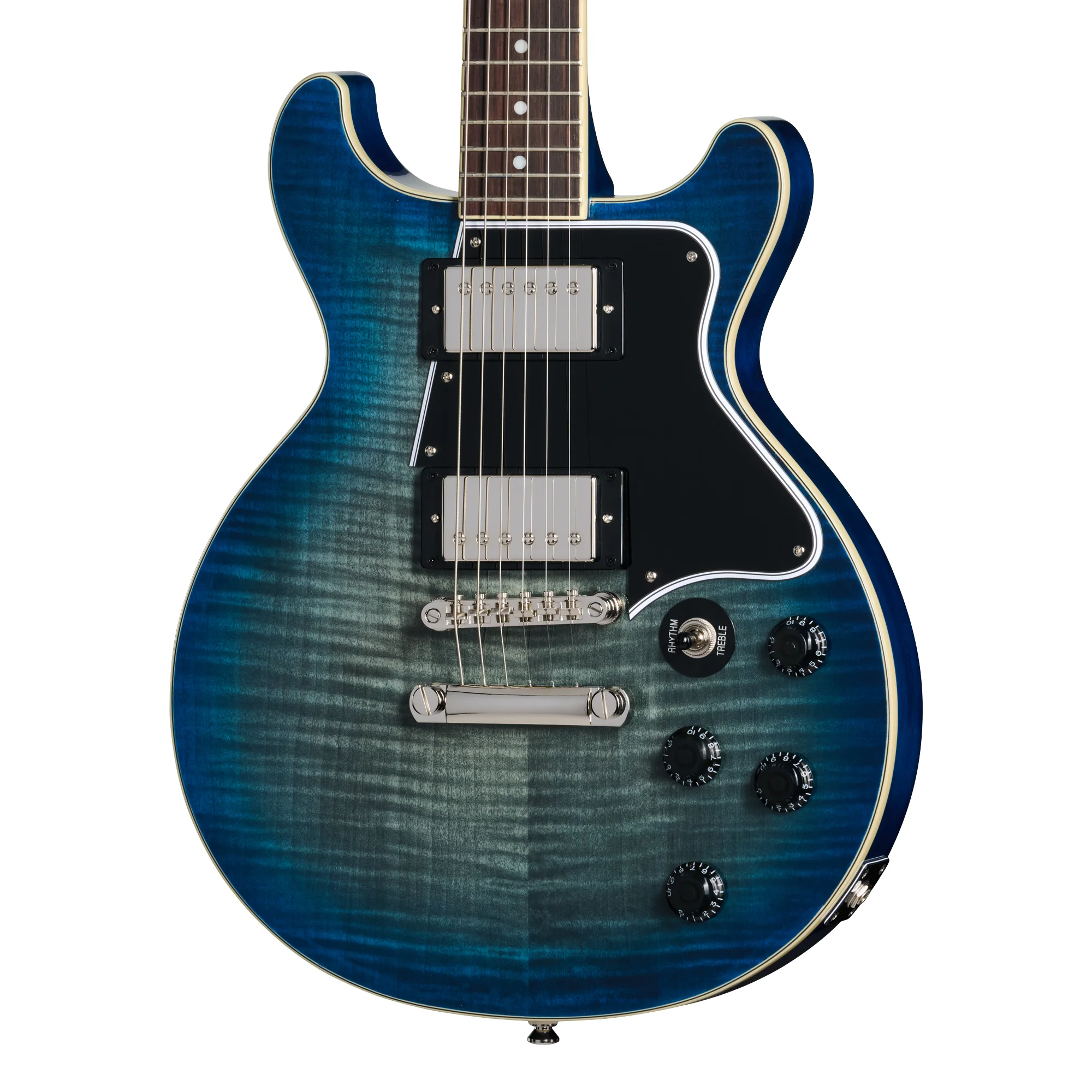 Epiphone Les Paul Special Double Cut Figured Ocean Burst Vorderansicht